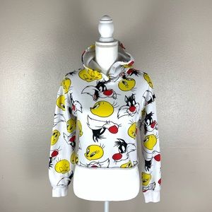 Looney Tunes Crop Top Womens Size Small